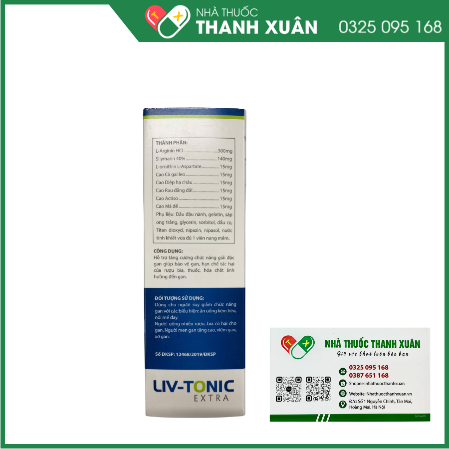 Liv-Tonic Extra hỗ trợ tăng cường chức năng gan